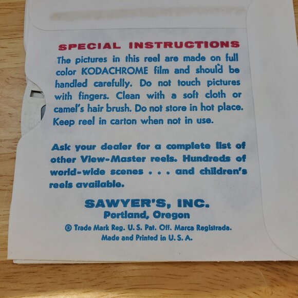 VTG View Master Packet A013 Victoria & Butchart Gardens 3D Pictures Full 3 Reels - Picture 5 of 12